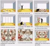 Tapeten Seerosen-Blumen-Tapetenrollenwandbilder 3D-Wandbild für Schlafzimmer PO-Wandpapiere Kunstdekor Florale Leinwand Kontaktpapier Benutzerdefinierte