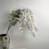 Decorative Flowers 110CM Artificial Wedding Ceiling Decoration With Arbor Wisteria Blossom Hanging Vine Pography Props And