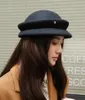 BERETS 102506654 INSシック冬のウールファッショナブルな形状レディベレーキャップ女性レジャー画家帽子231201