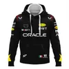 Rfy5 Felpe con cappuccio da uomo 2023/2024 Nuova F1 Formula One Racing Team Felpe Fans Uomo Zipper Max 1 Checo 11 Driver Nero Oversize Primavera Autunno Abbigliamento per bambini Cappotto 6XL