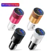 Dual Port PD USB C Type C Car Charger Auto Power Adapters 3.1A Chargers For iPhone 14 13 12 11 15 Pro Max Samsung Xiaomi Huawei Android phone Gps pc