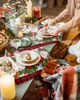テーブルマットクリスマス冬の赤いボールキッチンダイニング装飾アクセサリー4/6pcsプレースマット耐熱性食器パッド
