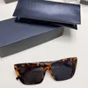 Luxury Solglasögon 276 MICA DESIGNER SUNGLASSER Kvinnor Fashion Retro Cat Eye Black Red Brown Frame Summer Mens Solglasögon Solid Color Driving GA033