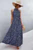 Urban Sexy Dresses Summer Maxi Boho Dress Women Flower Elegant Long Party Dress Ladies Floor Length Halter Bohemian Dress for Women T231202