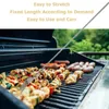 Forks Fork Extendable Portable Grilling Utensil Stainless Steel Dishwasher Safe Barbecue For Outdoor