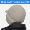 Basker unisex vinter ner bombplan hatt med öronflikar ultralätt vindtät utomhus skidskydd flygande varm fångare