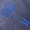 Raquetes de badminton 2pcs 100% fibra de carbono conjunto de raquetes de badminton profissional super leve com bolsa de transporte para iniciantes 231201