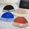 Bonnet d'hiver en laine tricoté avec tête de mort tissé, Protection des oreilles, chapeau chaud à revers, uni, cadeau d'extérieur pour homme et femme, automne