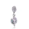 Pennelli per trucco, ciondoli, perline, argento sterling 925, adatti per braccialetti stile gioiello LW366317z