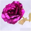 Fleurs décoratives couronnes mode 24 km en aluminiclédage rose Cadeaux créatifs dure pour le mariage de l'amant Valentin pour la maison de homefavor dhtcs