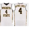 Nikivip Ita State Shockers College＃4 Samae Haynes-Jonesバスケットボールジャージ＃5ロッドブラウン