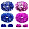 Cheerleading 10 pezzi Maniglia stile Sport di squadra Pompon Cheerleader Grande partita Pom Club Puntelli da ballo Bouquet Gioco Incitatore Decoratore Fiore 231201