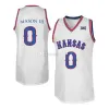 Nikivip Kansas Jayhawks College #0 Frank Mason III #15 Howard Engleman #25 Danny Manning Basketbol Formaları Mens Ed Özel Herhangi Bir Numara