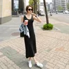 Casual Dresses Women's Wear Elegant And Pretty Elastic Sexy Tight Night Club Party Dress Long Korean Autumn