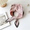 Schals Luxus Hijab Haarbänder Platz Plissee Seidenschal Für Frauen Halstuch Weibliche Satin Schal Band Stirnband Mode FJ833