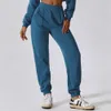 LL Abbigliamento da Yoga da Donna Top con Cappuccio Invernale Pantaloni Un Set Giacche a Maniche Lunghe Pantaloni Excerise Sport Palestra Giacca da Corsa Abbigliamento Sportivo Elastico Felpe con Cappuccio Tute ACVL 111