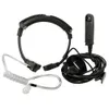Reemplazo de auriculares con micrófono y Radio de garganta con vibración para auriculares Walkie Talkie UV-9R