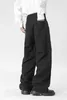 Męskie spodnie Regulowany łańcuch klamry klamry męskiej Mężczyźni Koreańska odzież uliczna moda luźna swobodna hip hop garnitur spodni męski spodnie
