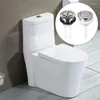 Couvre-sièges de toilettes, bouton de 38mm, simple/double poussée, diamètre de filetage de remplacement, salle de bains