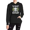 Sweats à capuche pour hommes, les éléphants sont géniaux, en polyester, pull pour femmes, taille XXS-3XL