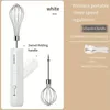 Rechargeable Cordless Electric Whisk With 2 Replacement Heads, For Brownies, Cakes, Doughs And Meringues - Great For Home, Camping Baking, Lightweight And Portable!