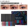 Eye Shadow/Liner Combination HANDAIYAN Colored Liquid Eyeliner Kit 12 Color/Set Matte Waterproof Long-lasting Colorful Eye Liner Pencil Set Makeup Cosmetics 231202