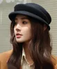 BERETS 102506654 INSシック冬のウールファッショナブルな形状レディベレーキャップ女性レジャー画家帽子231201