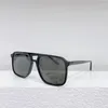 Sunglasses Silver Reflective Lenses Square Large Frame Women's 4423 Fashion Men's Glasses Simple Style 6 Colors Black Brown Blue