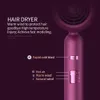 Essiccatore di asciugature per capelli con accessori portatili professionali ionici diffusenti per donne un elettrodomestico di casa viola 231201