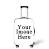 Sacs de rangement 1832 pouces Personnalisez votre nom d'image Housse de bagage Valise Housses de protection Élastique Anti-poussière Chariot 231201