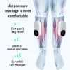 Foot Massager Presotherapy Calf Leg Massager with Large Area Heat Compression Foot Muscle Shiatsu Massage Physiotherapy Machine Wireless 231202