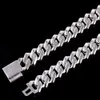 Hip Hop 10mm 12mm Ice Out Mossianite Cuban Link Chains 925 Sterling Silver Men Necklace Jewelry Bracelet