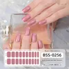 Stickers Decals Kerst Nail Art Stickers Winter Jaar Rood Kerstman Semi-uitgeharde Gel Nagellak Strips Franse manicure UV-lamp nodig 231202