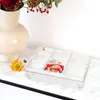 Set di stoviglie scompartment Platter Platter Wedding Fruit Crowp Appetizer Creative Servizio vassoio decorativo