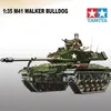 Druckguss-Modellauto Tamiya 35055 Modell 1 35 Panzer-Modellbausätze M41 WALKER BULLDOG Panzermontage DIY für Erwachsene Hobby-Bausatz 231201