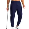 Men's Pants Lightweght Elastic Trousers Golf Joggers With 3 Pockets Slim Fit Stretch Sweatpants Running Travel Dress Work