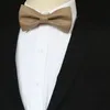 Bow Ties Men's bow tie Wedding groomsman Vintage formal casual ladies bow coffee beige stage 231202