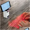 Keyboards Virtual Keyboard Portable Bluetooth Laser Projection With Mouse Power Bank Function For Pc Android Ios Smart Phone 11 Drop D Otela