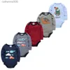 Set di abbigliamento Honeyzone 5 pezzi / set pagliaccetti per bambina stampa tute per bambini estate pigiami per neonati vestiti per bambini moda Ropa BebeL231202