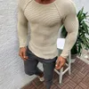 Sweatry męskie swetra Spring Slim Solid Mashing wewnątrz bielizny Mężczyzny Podstawowy szyjka Podstawowa koszulka Bluzka Pullover długi rękaw Top 231201