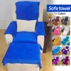 Towel 4 Pcs/set Pedicure Sofa Foot SPA Beauty Salon Pad Massage Chair Sheet Sauna Bath