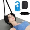 Cuidados com os pés portátil descompressão massageador dispositivo de tração cervical cabeça rede para pescoço ombro alívio da dor e ter físico 231202