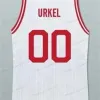 Nikivip Custom Retro Steve Urkel 00 College Basketball Jersey Men's Ed White Red أي حجم 2xs-5xl اسم ورقم