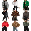 Parkas de plumón para mujer Otoño Invierno Cálido Parkas gruesas Color sólido Manga larga Cuello alto Chaquetas con cremallera Abrigo Abrigo acolchado femenino Ropa de abrigo 231201