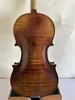 Master 4/4 Violin Stradi model 1PC flamed maple back spruce top hand made K3130