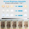 Vägglampor! LED Vanity Mirror Light USB Lighting Dimble Badrumsgåva för kvinnor