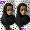 Synthetic Wigs Selling Box Braids Wig With Baby Hair Black Brazilian Fl Lace Front Heat Resistant Braided For Women Drop Delivery Prod Dhcyz