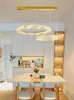 Chandeliers Luxury Crystal Chandelier Is Used For Dining Room Living Bedroom Study Golden Dimmable Remote Control Home Decoration