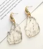 Earrings Exaggerated Geometric Ink Transparent Acrylic Plate Irregular7146375