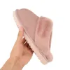 Kids slippers peuter ultra mini laarzen australie baby sandalen kastanje bont dia